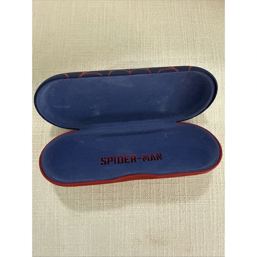 Marvel Spider-Man Eyeglass Hard Case Glasses Storage Used Clamshell